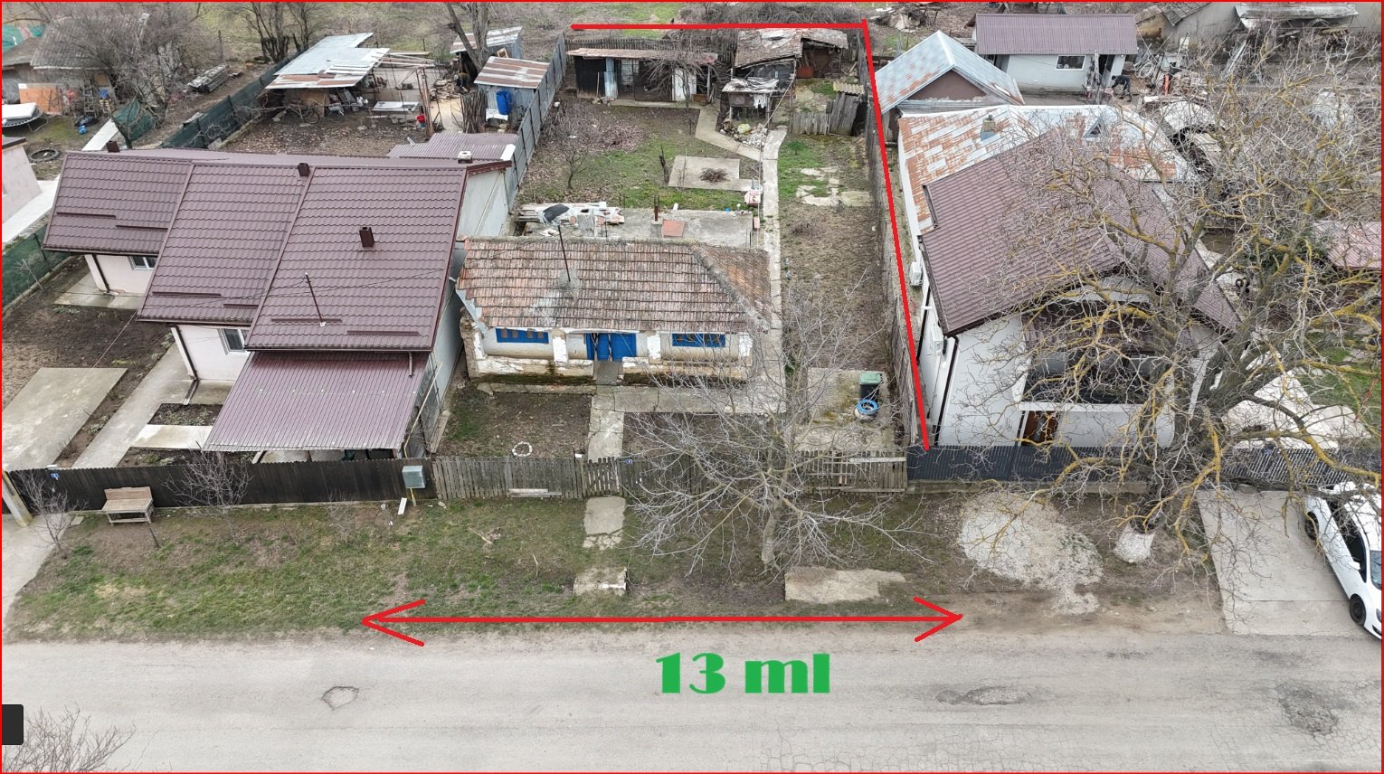 MOARA VLASIEI, CASA DEMOLABILA, LOT 425 MP!