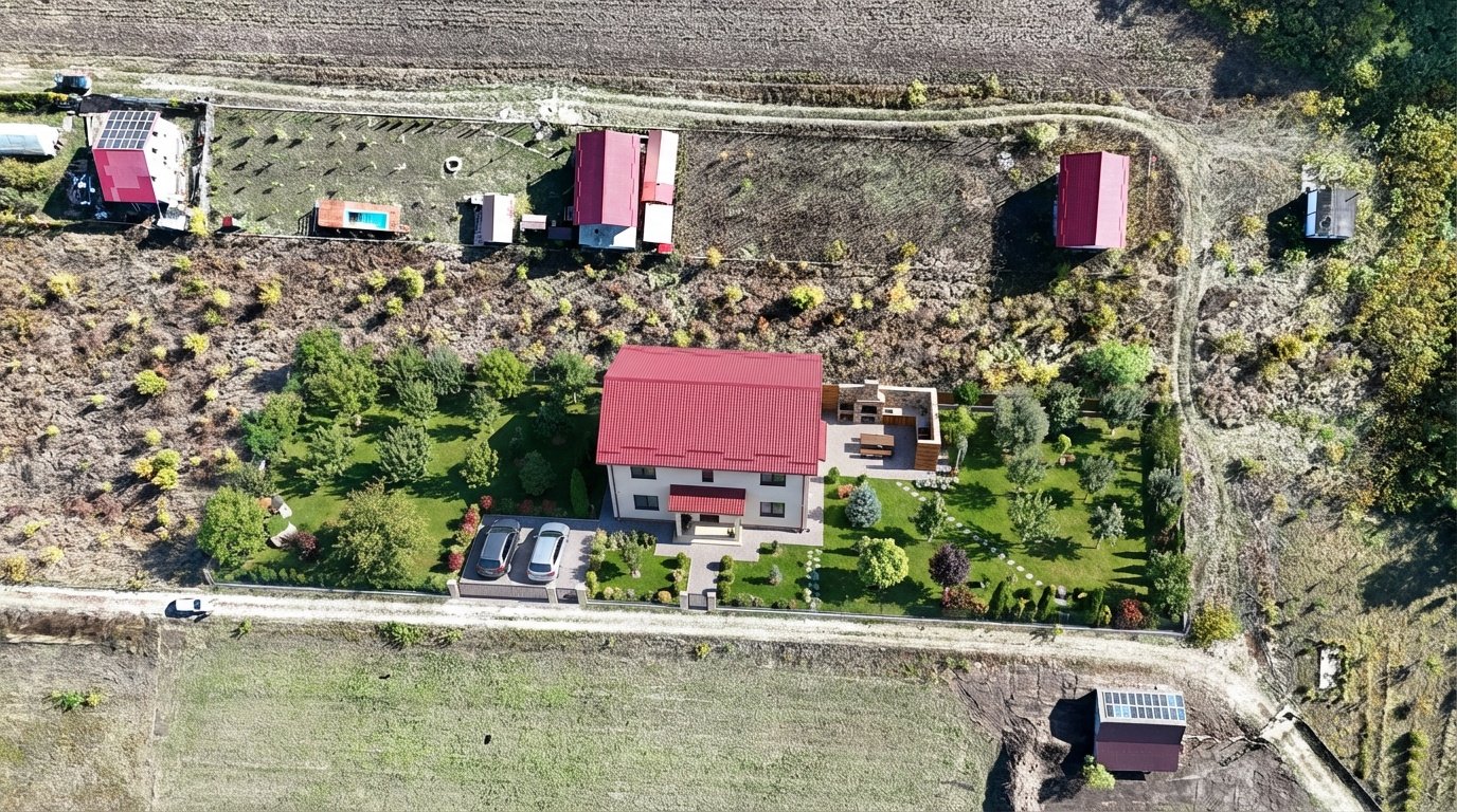 Refugiu la marginea padurii — 1000 mp de liniste in Cocani.